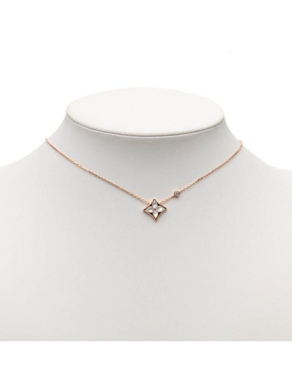 Louis Vuitton Pendentif Star Blossom BB Necklace Gold 18k Pink - Picture 4 of 5